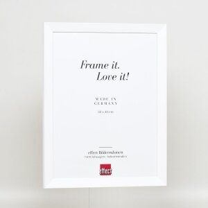 Effetto cornice in legno Top N bianco 42x59,4 cm Vetro Museum