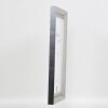 Effetto cornice in legno massiccio profilo 28 argento 42x59,4 cm vetro museale