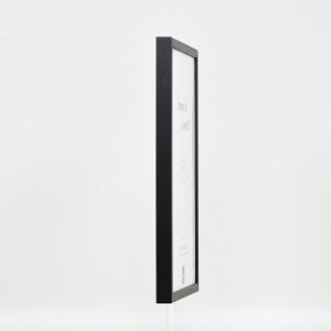 Telaio effetto legno profilo 35 nero 45x60 cm vetro normale