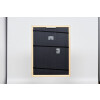 Effetto telaio in legno Profilo 38 marrone 45x60 cm Vetro normale