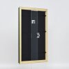 Cornice in legno effetto profilo 21 verde 45x60 cm vetro normale