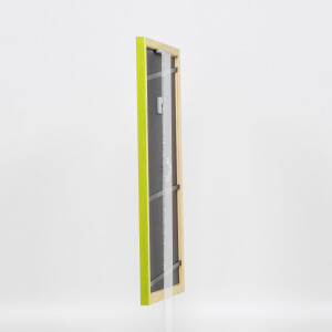 Telaio effetto legno profilo 89 verde 45x60 cm vetro normale