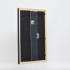 Telaio effetto legno profilo 38 grigio 45x60 cm vetro antiriflesso