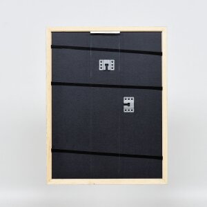 Telaio effetto legno profilo 38 bianco 45x60 cm vetro antiriflesso