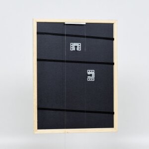 Telaio effetto legno profilo 38 bianco 45x60 cm vetro antiriflesso