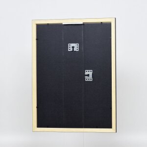 Telaio effetto legno profilo 2210 nero 45x60 cm vetro antiriflesso