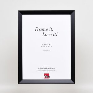 Telaio in legno effetto Top N nero 45x60 cm vetro normale