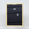Telaio in legno effetto profilo 21 noce marrone 45x60 cm vetro antiriflesso