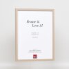 Telaio effetto legno profilo 35 marrone chiaro 45x60 cm vetro normale + distanziatore