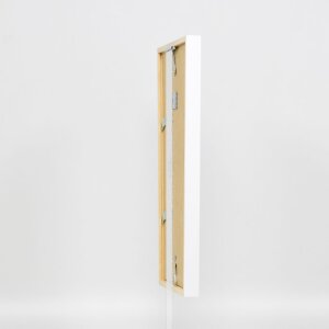 Telaio effetto legno profilo 35 bianco 45x60 cm vetro normale + distanziatore