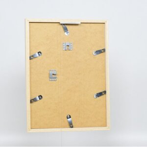 Telaio effetto legno profilo 33 bianco 45x60 cm vetro antiriflesso