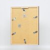 Telaio effetto legno profilo 33 wengé 45x60 cm vetro antiriflesso