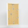 Telaio in legno effetto Top N bianco 45x60 cm Vetro acrilico