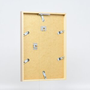 Cornice in legno effetto profilo 35 marrone chiaro 45x60 cm vetro museo