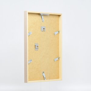 Cornice in legno effetto profilo 35 marrone chiaro 45x60 cm vetro museo