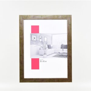 Cornice effetto 2312 argento antico 45x60 cm vetro acrilico