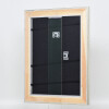Cornice effetto legno profilo 95 argento 45x60 cm vetro normale