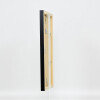 Struttura in legno Top Cube 45x60 cm vetro museale nero