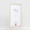 Effetto cornice in legno Profilo 38 bianco 45x60 cm Vetro Museo
