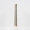 Effetto cornice in legno Profilo 38 bianco 45x60 cm Vetro Museo