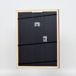 Telaio effetto legno profilo 38 grigio 45x60 cm vetro museo