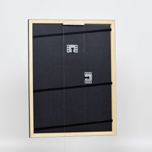 Telaio effetto legno profilo 38 grigio 45x60 cm vetro museo