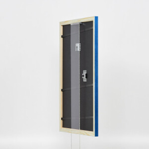 Cornice in legno effetto profilo 89 blu 45x60 cm vetro museo