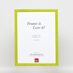Cornice in legno effetto profilo 89 verde 45x60 cm vetro museale