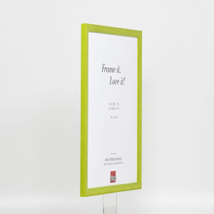 Cornice in legno effetto profilo 89 verde 45x60 cm vetro museale