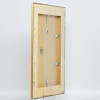 Cornice barocca ad effetto profilo 31 argento 45x60 cm vetro museale