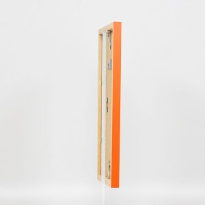 Struttura in legno Top Cube 45x80 cm arancio vetro normale