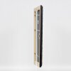 Telaio effetto legno profilo 94 nero 45x80 cm vetro antiriflesso