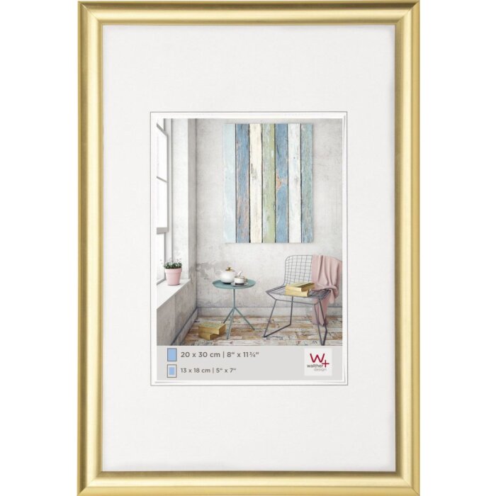 Cornice in plastica TRENDSTYLE 18x24 cm - oro-metallico