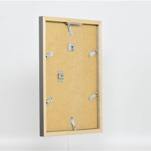 Struttura in legno Top Cube 45x80 cm vetro museale platino