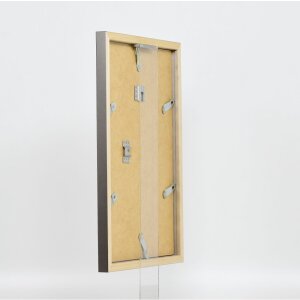 Struttura in legno Top Cube 45x80 cm vetro museale platino