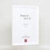 Effetto cornice in legno Top N bianco 45x80 cm Vetro Museo