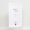 Effetto cornice in legno Top N bianco 45x80 cm Vetro Museo