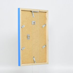 Struttura in legno Top Cube 50x100 cm vetro antiriflesso blu