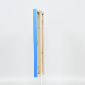 Struttura in legno Top Cube 50x100 cm vetro antiriflesso blu