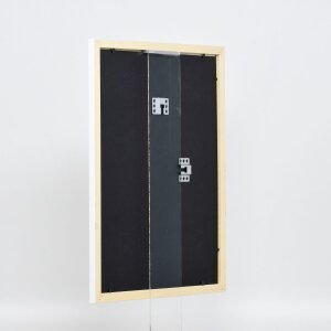 Telaio effetto legno profilo 2210 bianco 50x100 cm vetro acrilico