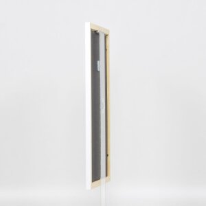Telaio effetto legno profilo 2210 bianco 50x100 cm vetro acrilico