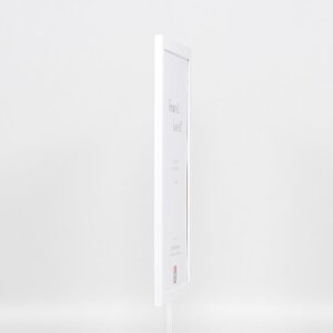 Telaio effetto legno profilo 2210 bianco 50x100 cm vetro acrilico