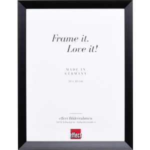 Telaio in legno effetto Top N nero 50x100 cm vetro...
