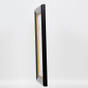 Telaio effetto legno profilo 95 nero 50x100 cm vetro normale