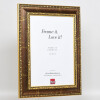 Cornice barocca effetto profilo 31 marrone 50x100 cm vetro museale