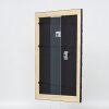Telaio in legno effetto profilo 94 nero 50x100 cm vetro museo