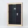 Telaio in legno effetto profilo 94 nero 50x100 cm vetro museo