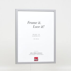 Telaio effetto legno profilo 35 grigio chiaro 50x50 cm vetro normale