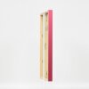 Telaio in legno effetto profilo 35 rosso 50x50 cm vetro antiriflesso