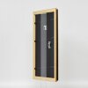 Telaio effetto legno profilo 21 noce marrone 50x50 cm vetro antiriflesso